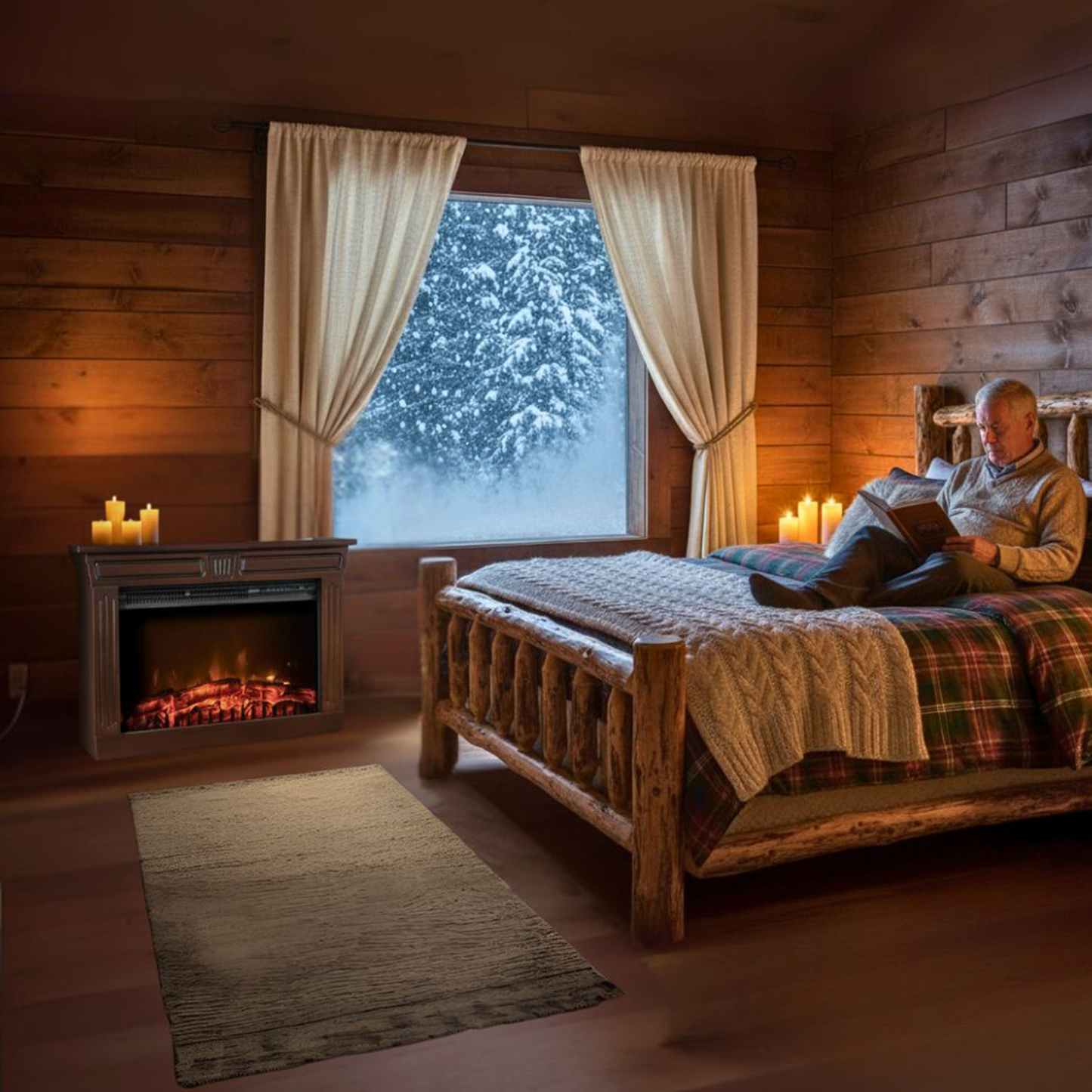 HeatSurge Amish Fireplace