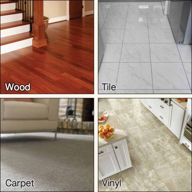 Safe to slide on Wood, Tile, Carpet, or Vinyl flooring.