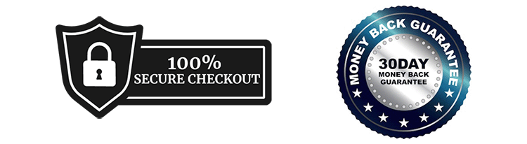 100% Secure Checkout; 30-Day Money Back Guarantee